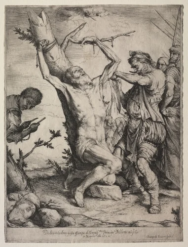 The Martyrdom of St. Bartholomew by Jusepe de Ribera, print, 1624