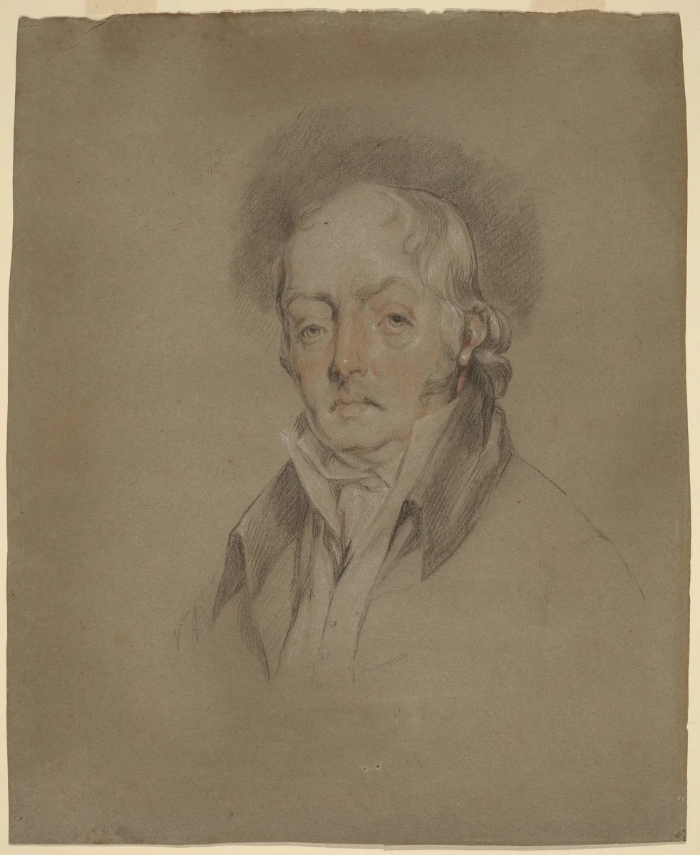 Benjamin Fisher by Gilbert Stuart, drawing, 1755-1828