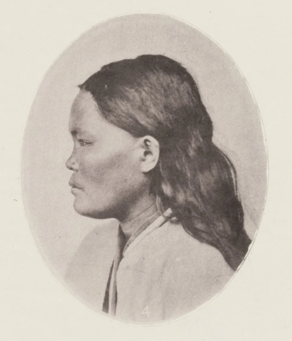 Pepohoan Female Head by John Thomson, photograph, 1873