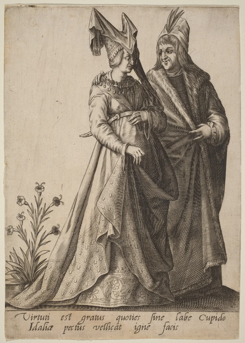 Virtui est gratus quoties... by Robert Boissard; Jean-Jacques Boissard, print, 1597