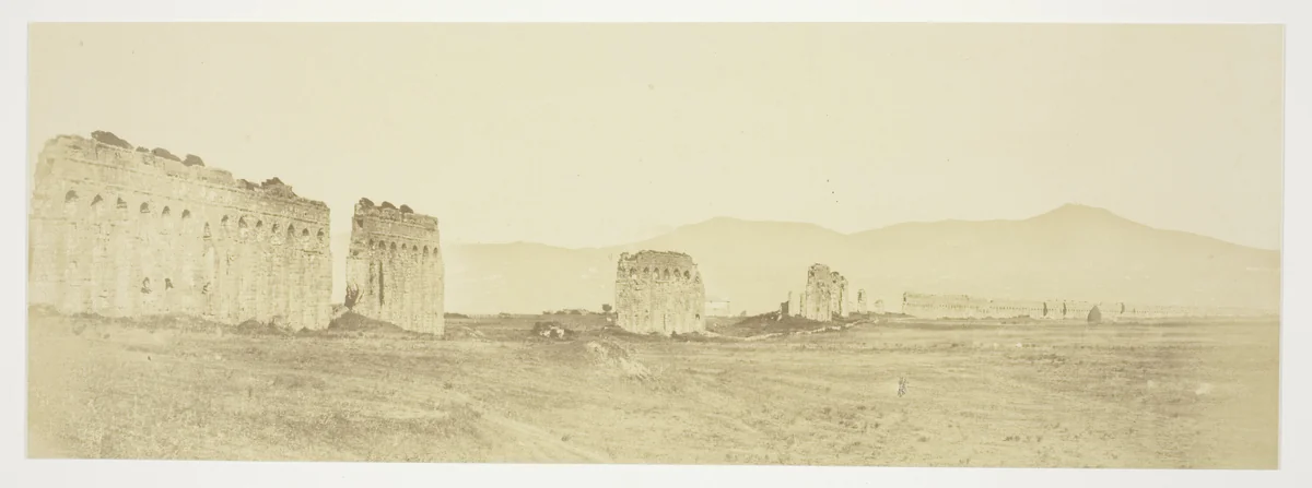 Untitled (Ruins of an Aqueduct) by Robert Macpherson, photograph, 1852-1862