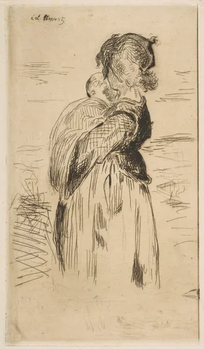 The Little Girl by Edouard Manet, print, 1861-1862