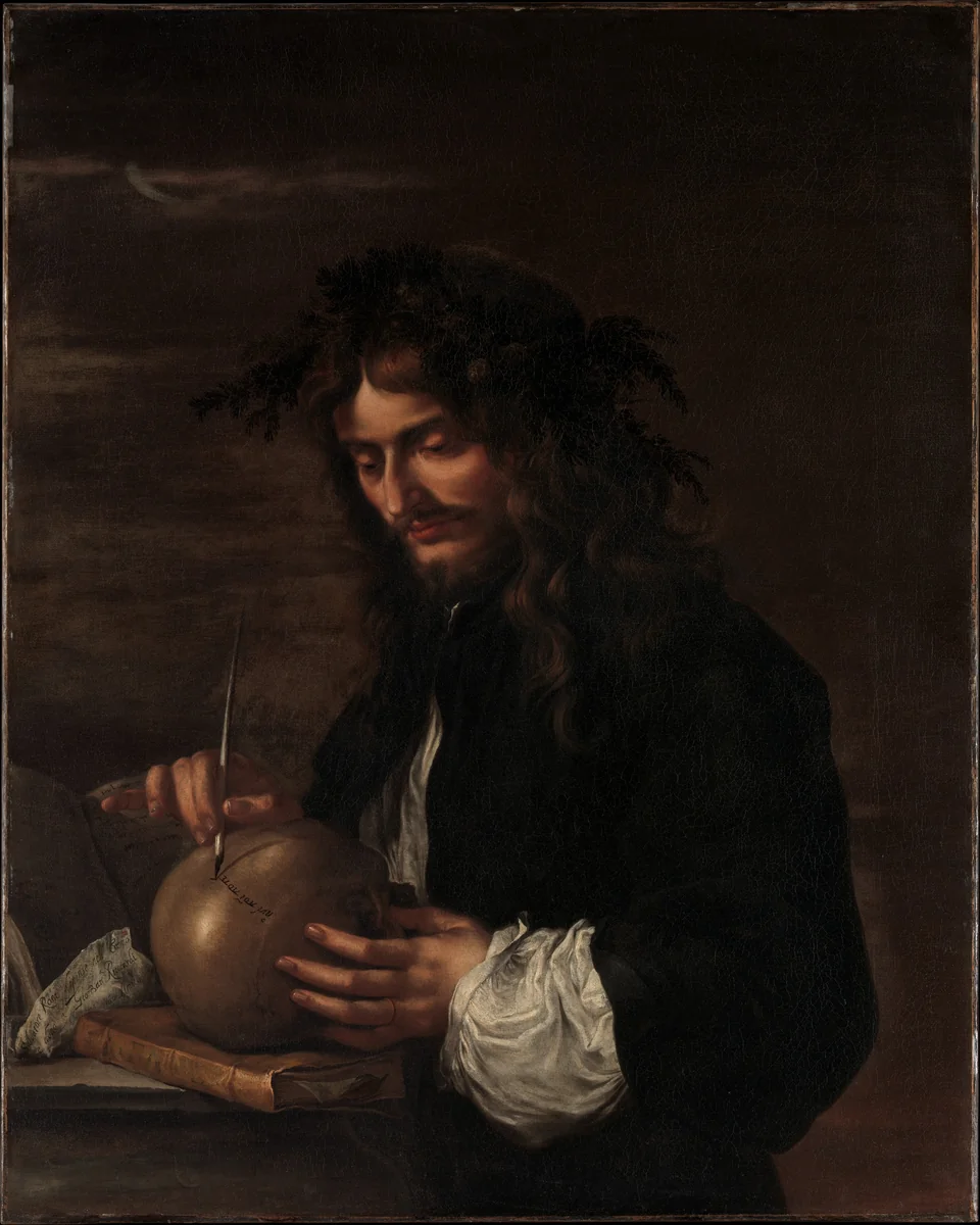 Self-Portrait by Salvator Rosa, painting, 1642-1652