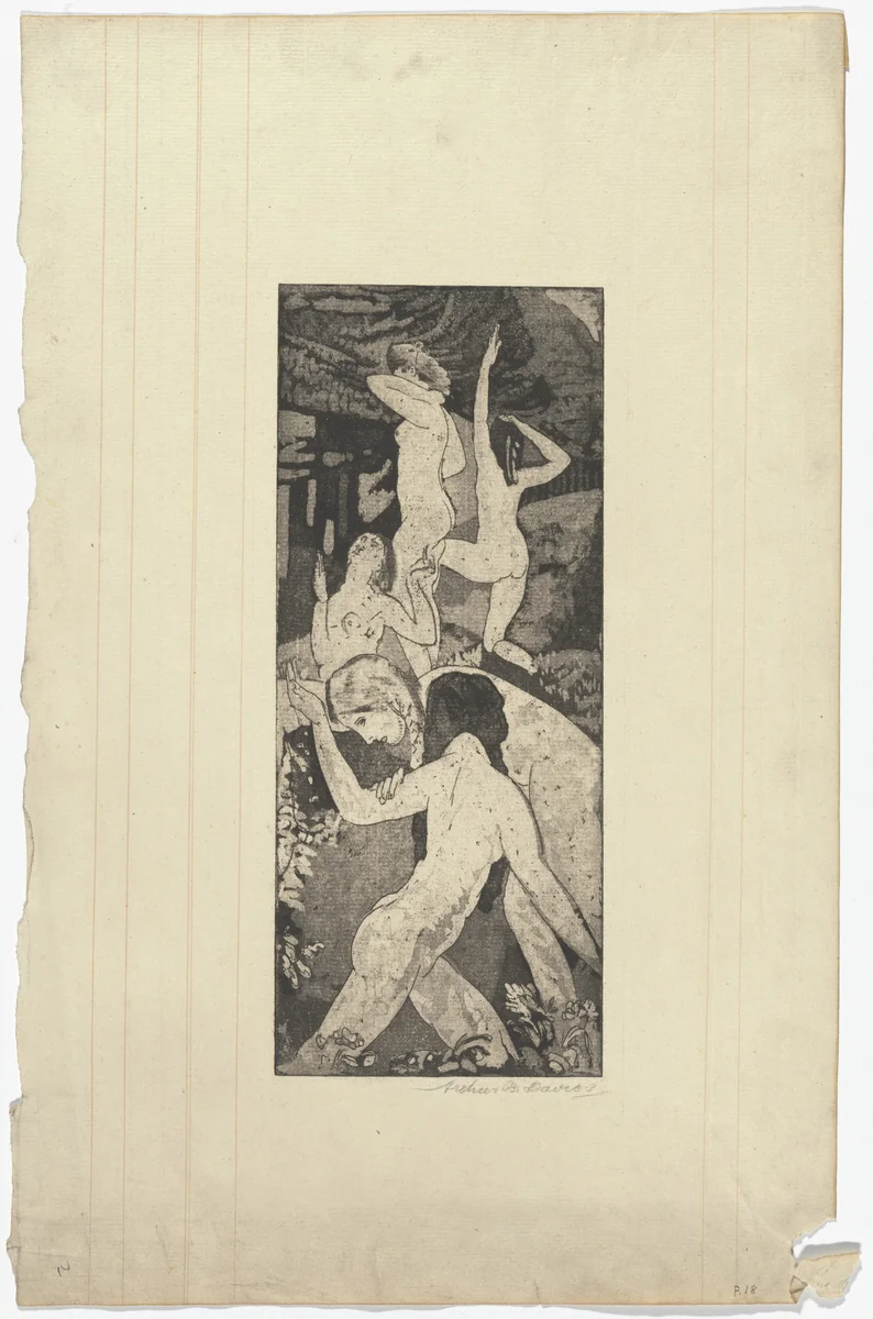 Fountain of Youth by Arthur B. Davies, print, 1918