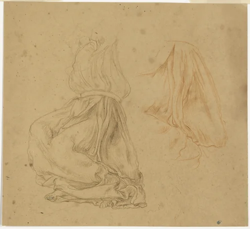 Study for Festival by Edward John Poynter, drawing, 1870-1880