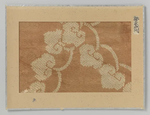 Fragment textiel by anonymous, textile, 1772-1781