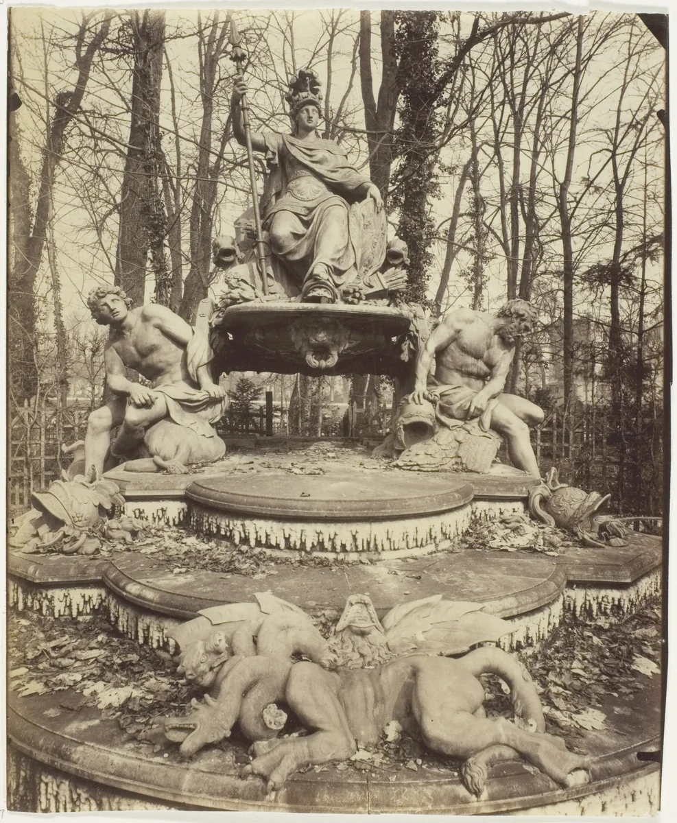 Versailles, Bosquet de l'Arc de Triomphe by Jean-Eugène-Auguste Atget, photograph, 1904