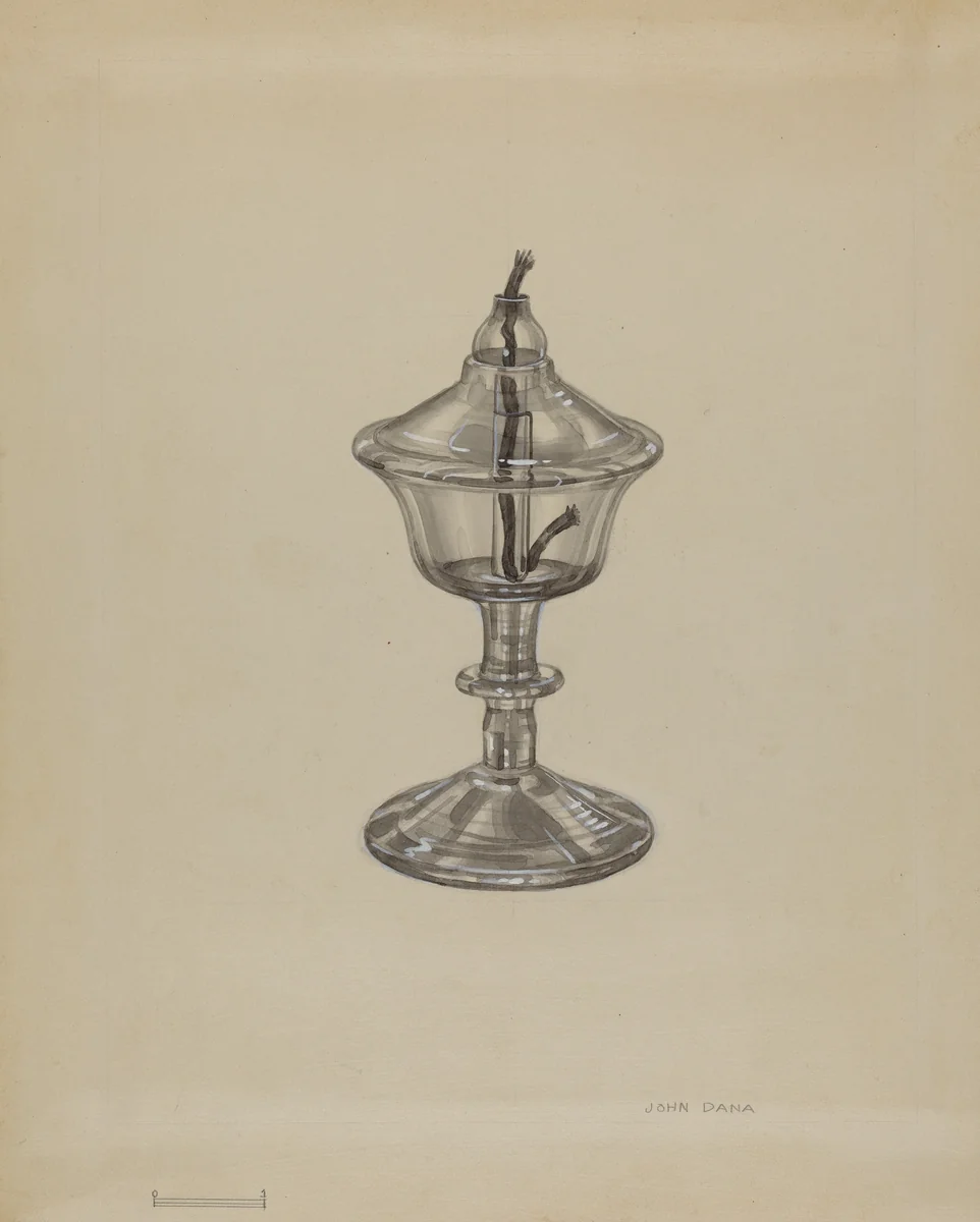 Spark Lamp by John Dana, index of american design, 1936