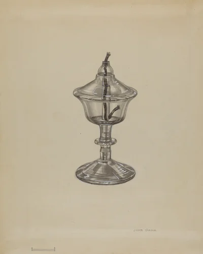 Spark Lamp by John Dana, index of american design, 1936