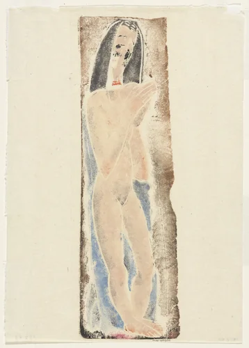 Prayer by Max Weber, print, 1920