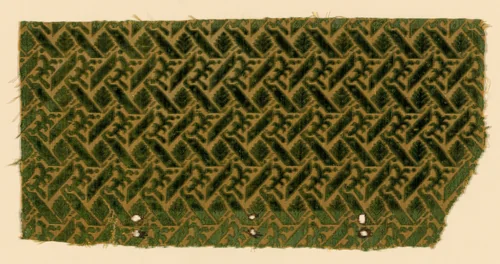 Fragment by Italy, textile, 1601-1635