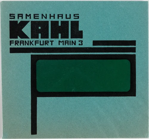 Samenhaus Kahl by Robert Michel, design, 1924