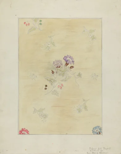 Dress by Mary E. Humes, index of american design, 1935-1942