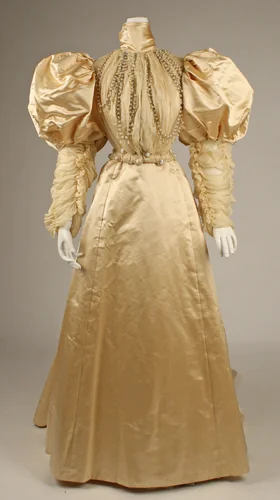 Wedding ensemble by M. L. Doyle, artwork, 1895