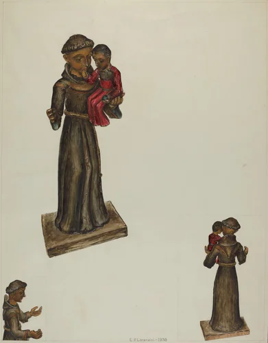 Santo by Eldora P. Lorenzini, index of american design, 1938