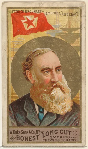 Patrick Urquhart, from the Sea Captains series (N127) issued by Duke Sons & Co. to promote Honest Long Cut Tobacco by W. Duke, Sons & Co., print, 1887