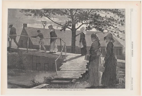 The Morning Bell (from "Harper's Weekly," Vol. XVII) by Winslow Homer, print, 1873