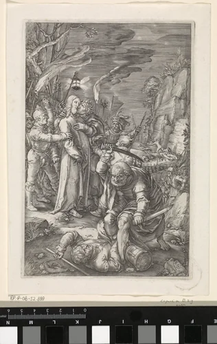 Gevangenneming van Christus by anonymous, print, 1597-1667
