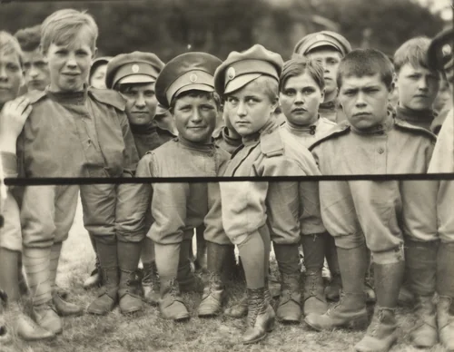 A Study in Heads and Feet, Women's Battalion by Orrin Sage Wightman, photograph, 1917