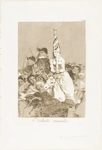Nothing Could Be Done about It, plate 24 from Los Caprichos by Francisco José de Goya, print, 1797-1799