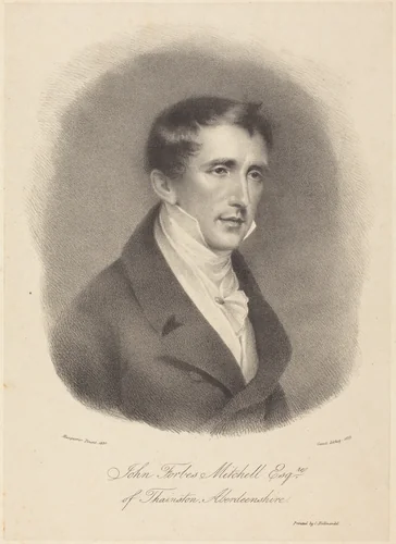 John Forbes Mitchell by John James Masquerier, print, 1823