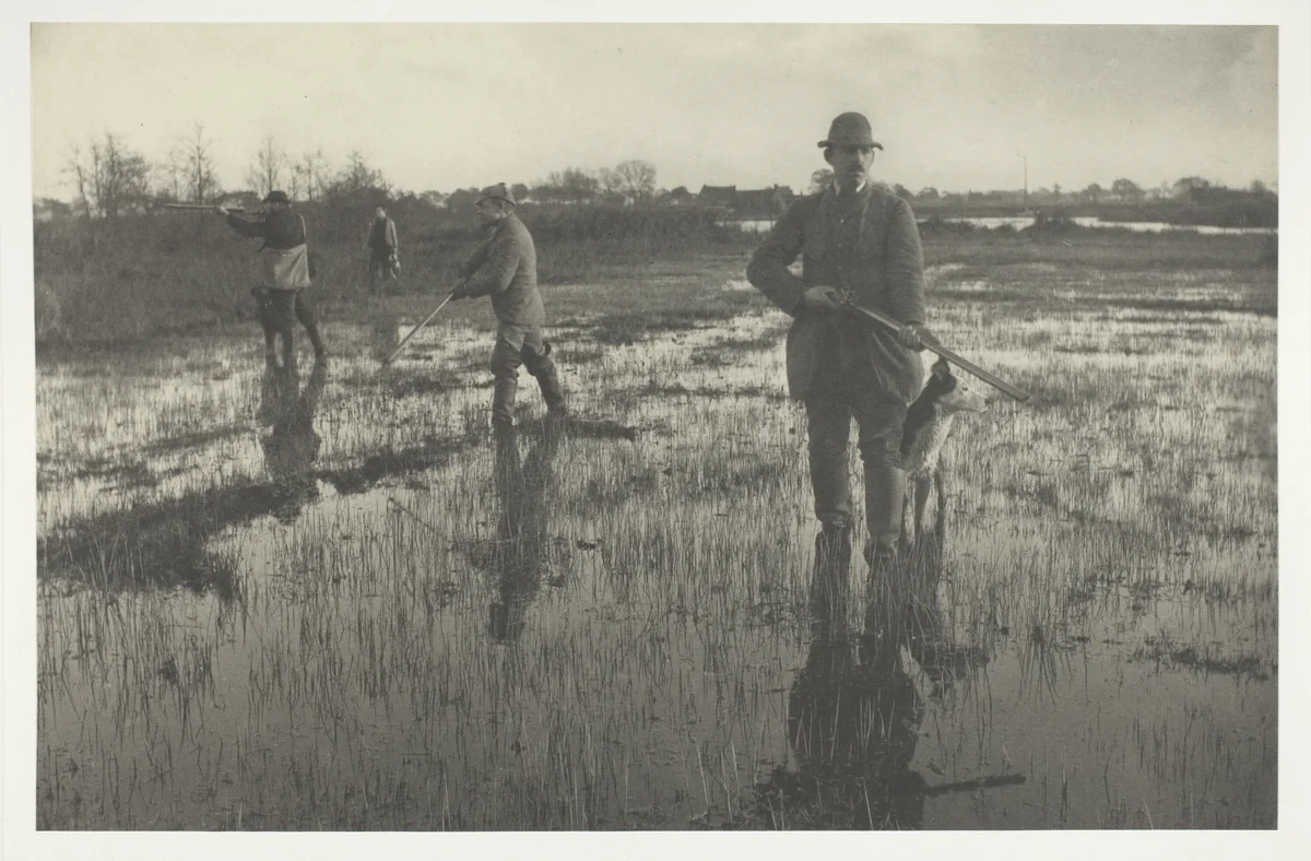 Snipe-Shooting by Peter Henry Emerson, photograph, 1886