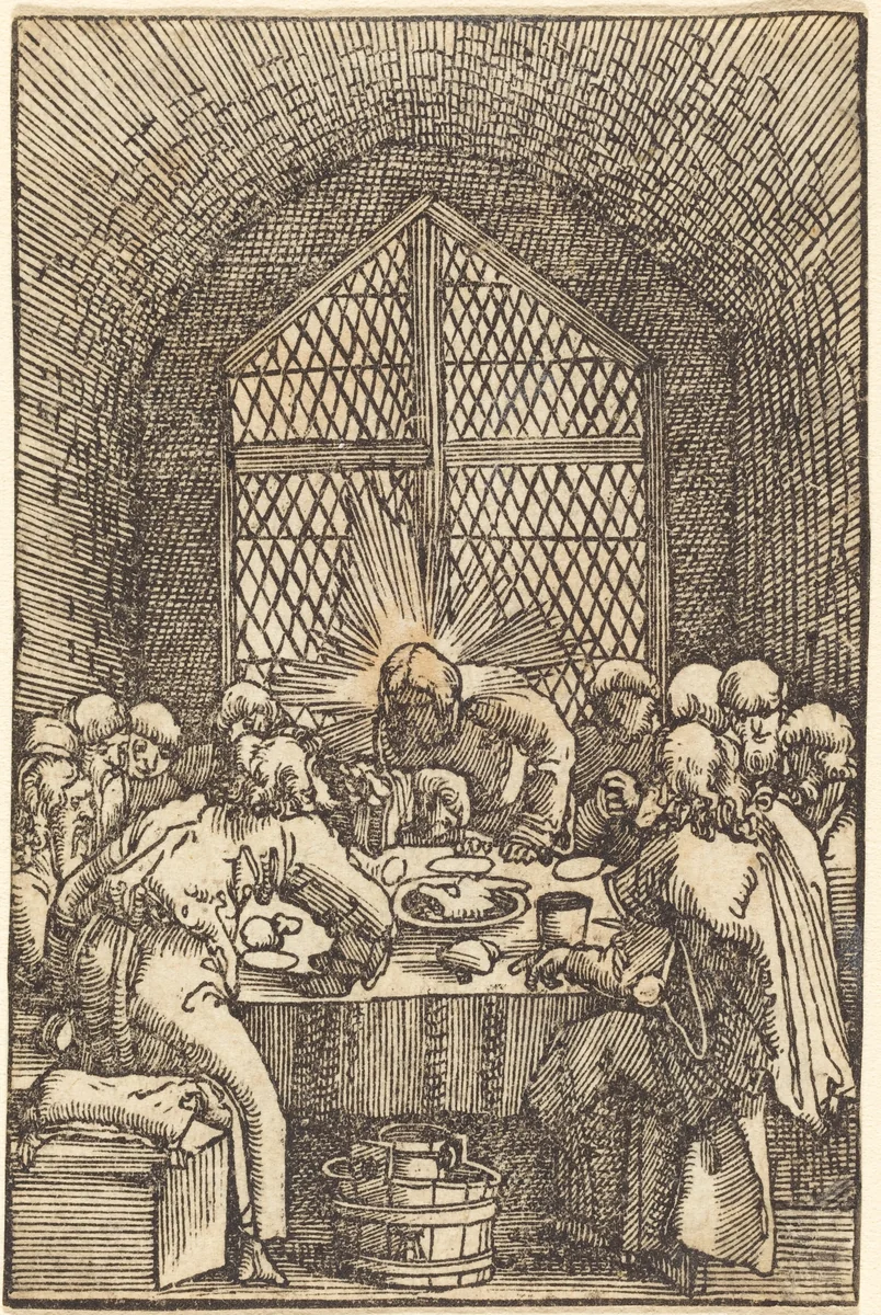 The Last Supper by Albrecht Altdorfer, print, 1513