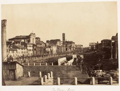 The Forum, Rome by Jane Martha St. John, photograph, 1853-1856