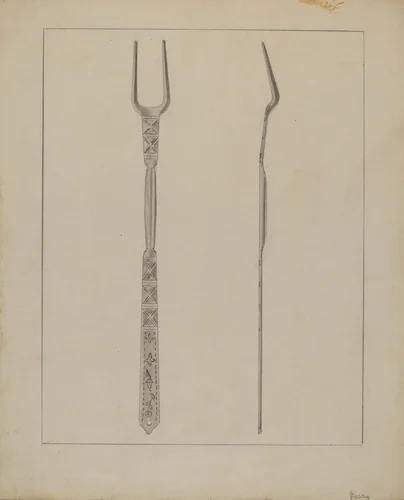 Fork by Anthony Zuccarello, index of american design, 1936