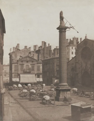 Untitled (Place des Cordeliers) by Louis-Antoine Froissart, photograph, 1852-1853