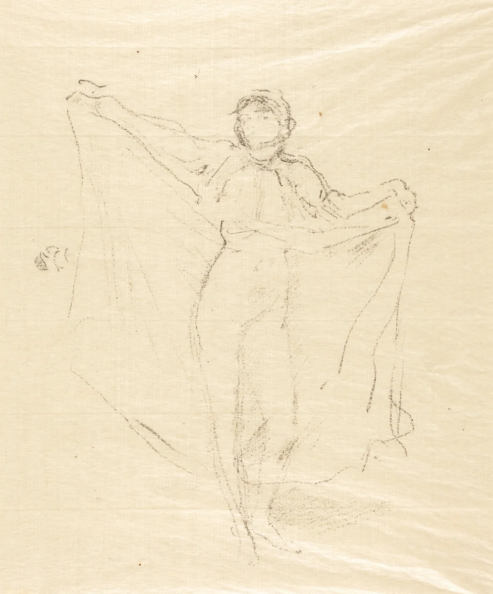 La Danseuse: A Study of the Nude by James McNeill Whistler, print, 1886-1896