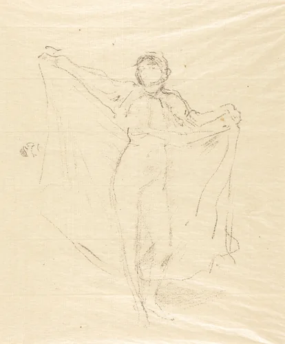 La Danseuse: A Study of the Nude by James McNeill Whistler, print, 1886-1896