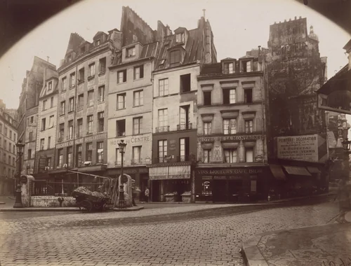 Rue Descartes by Eugène Atget, photograph, 1925