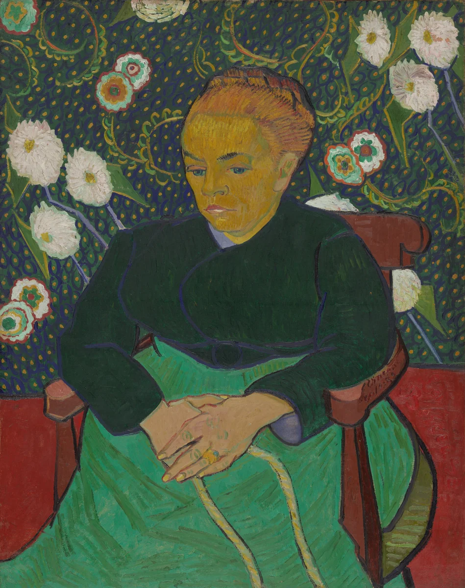 Madame Roulin Rocking the Cradle (La berceuse) by Vincent van Gogh, painting, 1889