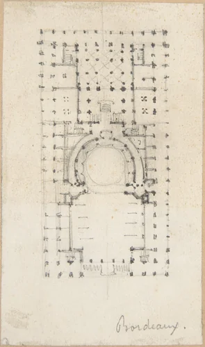 Design for a Theatre by anonymous, drawing, 1700-1799