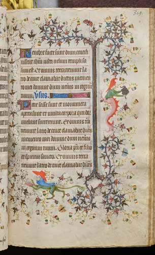 Hours of Charles the Noble, King of Navarre (1361-1425): fol. 160r, Text by Master of the Brussels Initials and Associates, book, 1400-1410