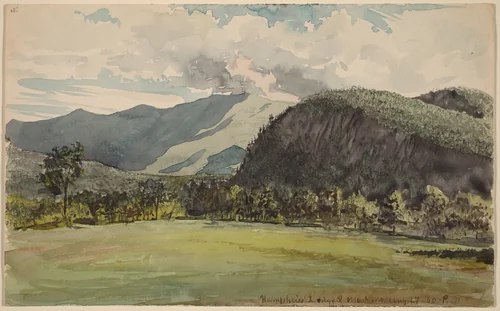 Humphrey's Ledge by Charles de Wolf Brownell, drawing, 1860