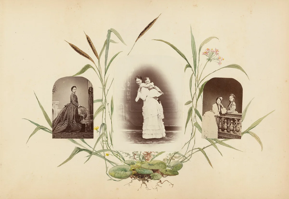 The Madame B Album by Marie-Blanche Hennelle Fournier, photograph, 1870-1879