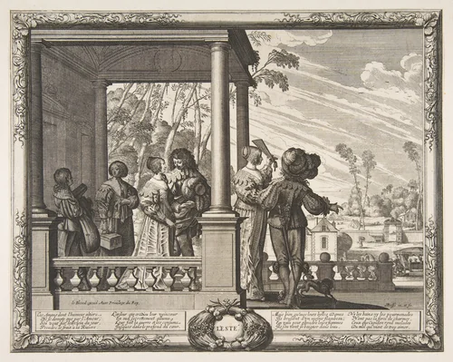 Summer (L'Été) by Abraham Bosse, print, 1632-1642
