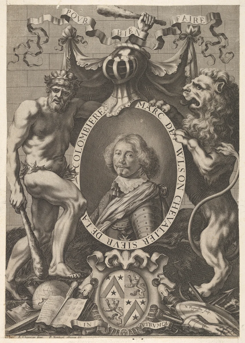 Marc de Wilson by Nicolas Regnesson, print, 1635-1670