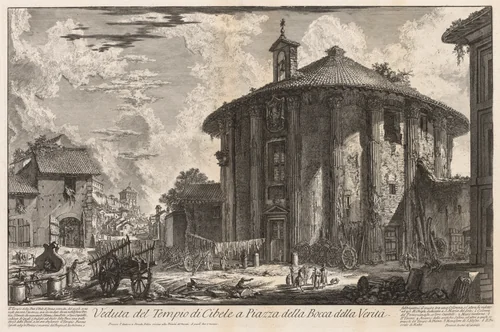 Views of Rome: Temple of Cybele by Giovanni Battista Piranesi, print, 1758