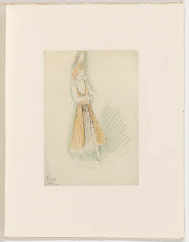 Plate (folio 29) from Les Biches, vol. I by Marie Laurencin, illustrated book, 1924