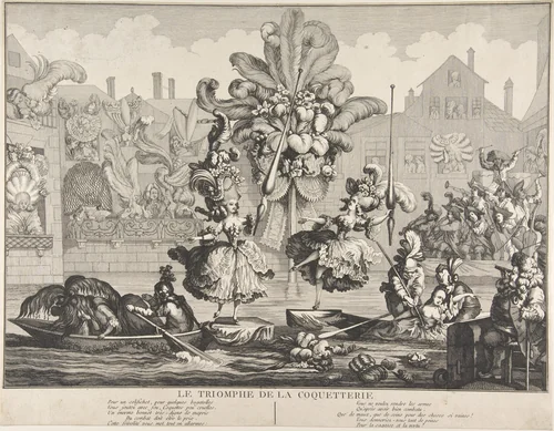 Le triomphe de la coquetterie by anonymous, print, 1700-1800