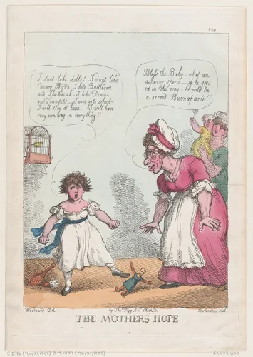 The Mother's Hope by Thomas Rowlandson, print, 1808