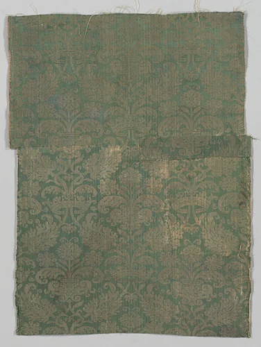 Two Lengths of Textile by Unknown, textile, 1500-1599