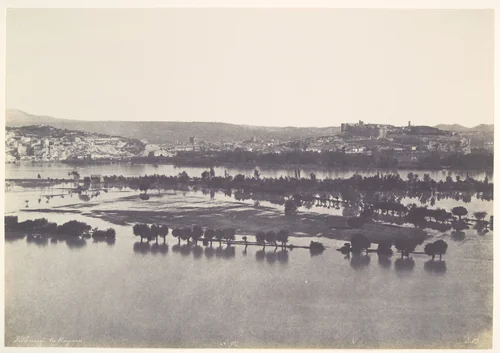 The Floods of 1856, Avignon by Edouard Baldus, photograph, 1856