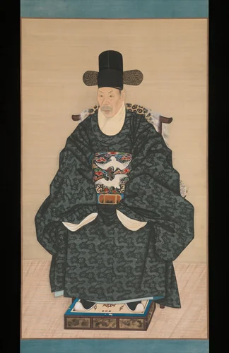 Portrait of Yun Dongseom (1710–1795) by Unidentified Artist, painting, 1780-1815