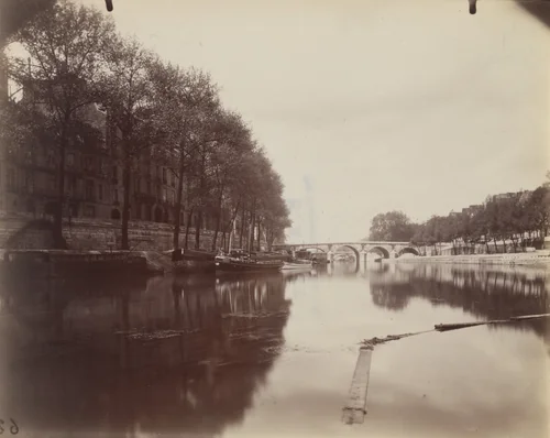 Ile Saint-Louis by Eugène Atget, photograph, 1921