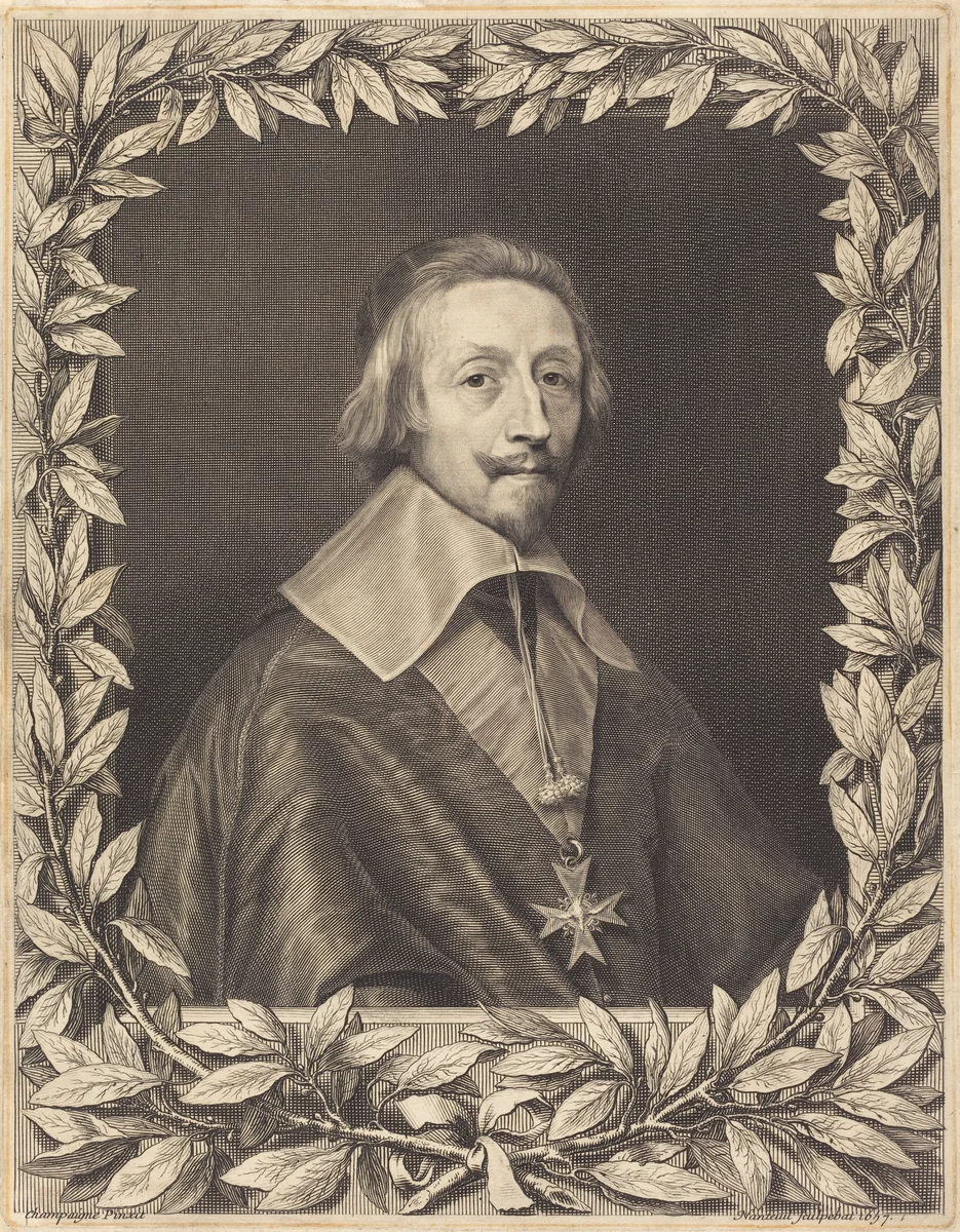 Cardinal Richelieu by Robert Nanteuil
Philippe de Champaigne, print, 1657