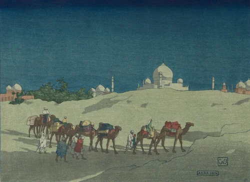 Agra by Charles William Bartlett, print, 1916